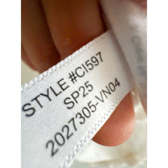 J.Crew | Pointelle short-sleeve T-shirt in Ivory | Sz XXL - Picture 7 of 8